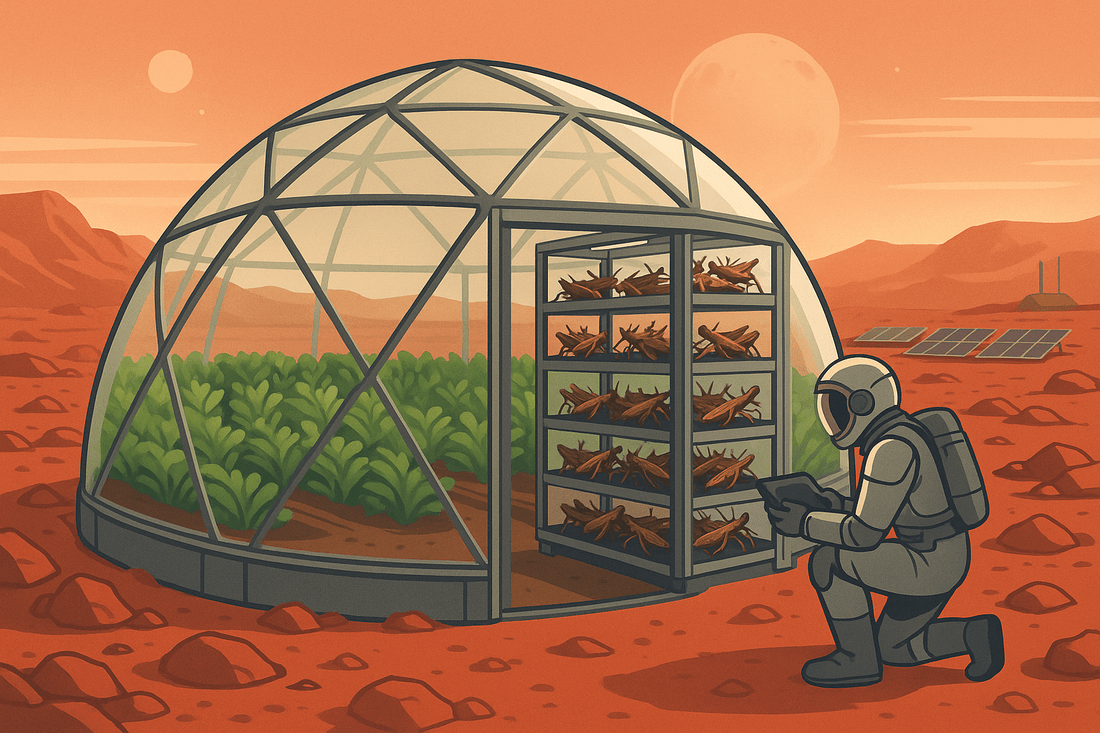 Edible Insect Farming on Mars: A Sustainable Solution for the Future of Colonists