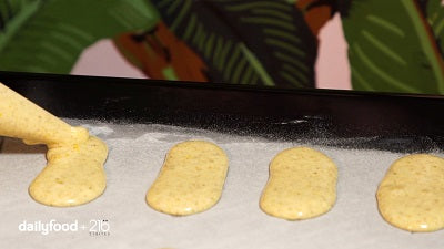 savoiardi with mealworms flour