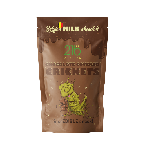 21bites - Milk chocolate covered crickets - 21bites