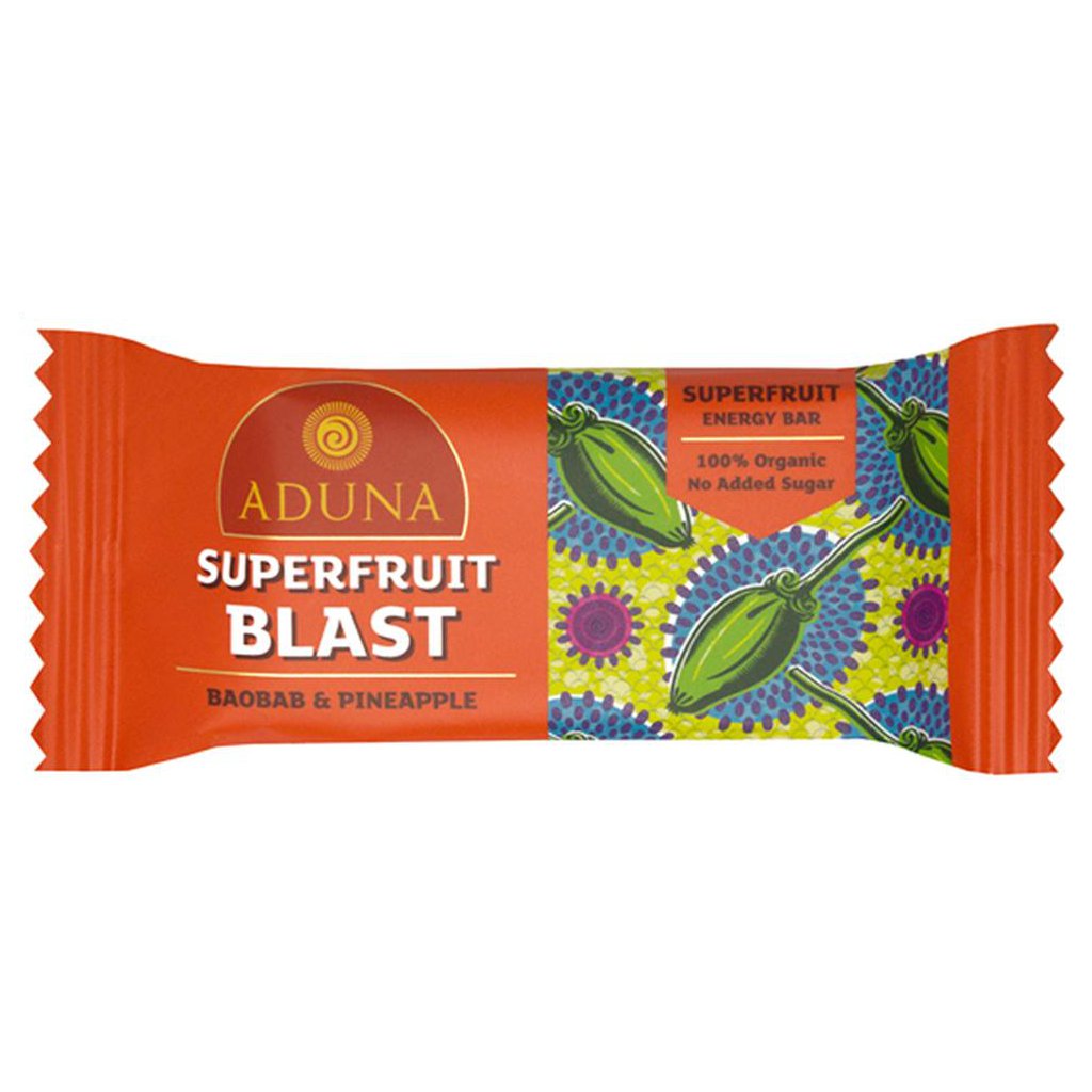 Aduna Baobab Superfruit Blast energy bar - 21bites