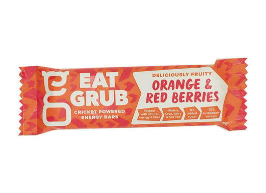 EatGrub Orange and Cranberry energy bar - 21bites