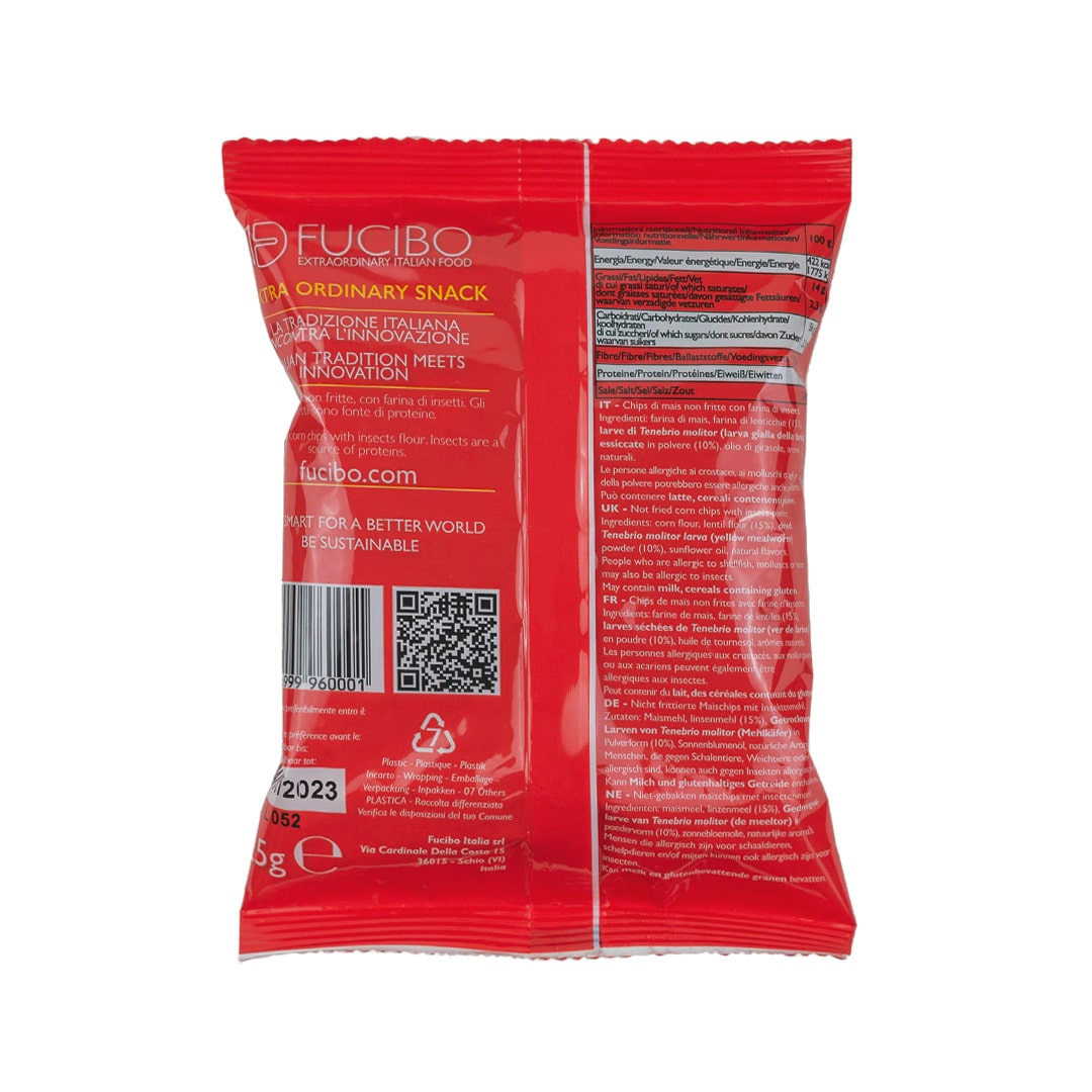 Fucibo - Pizza Chips with insect powder - 21bites