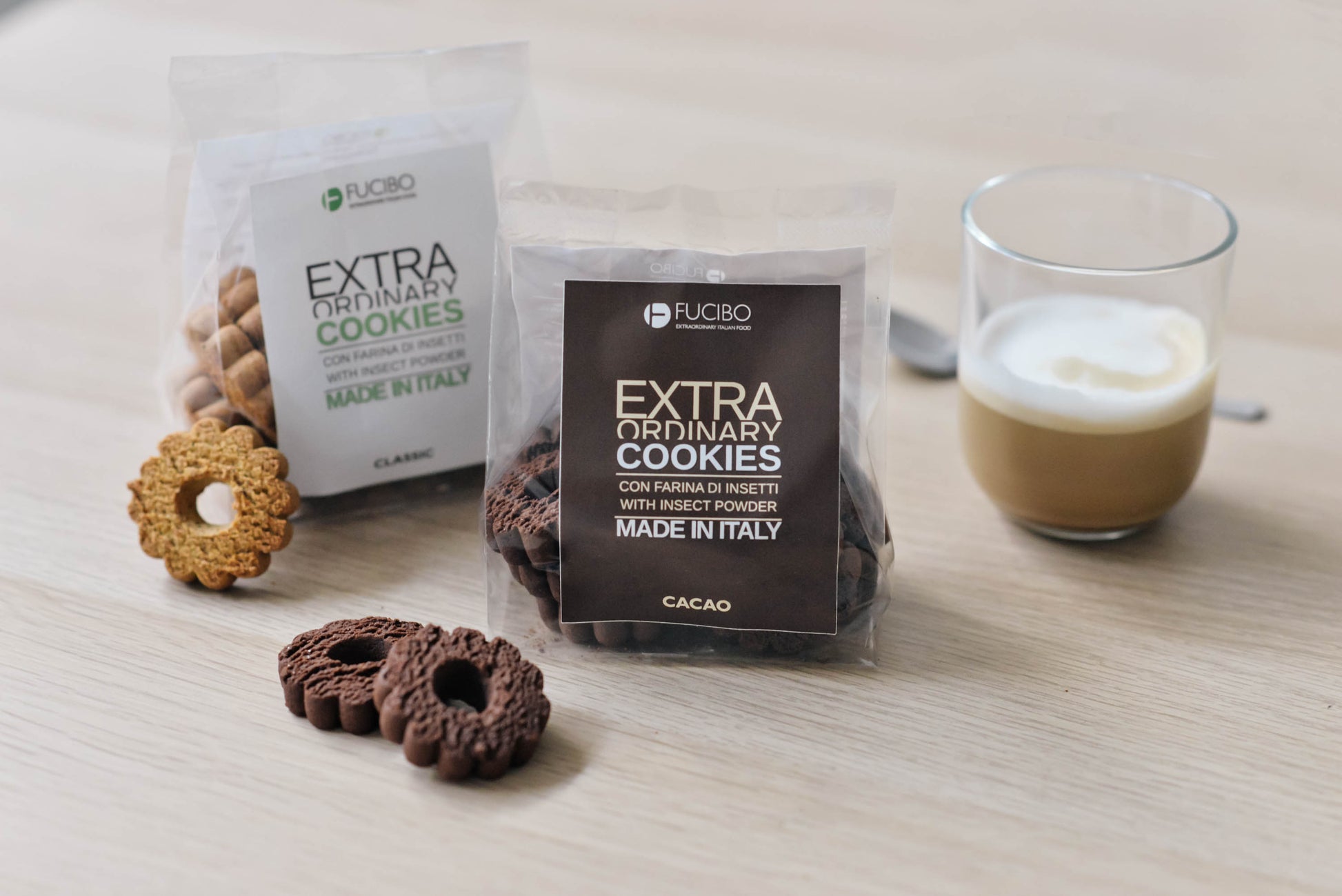 Fucibo - Corn cookies with insect powder - 21bites