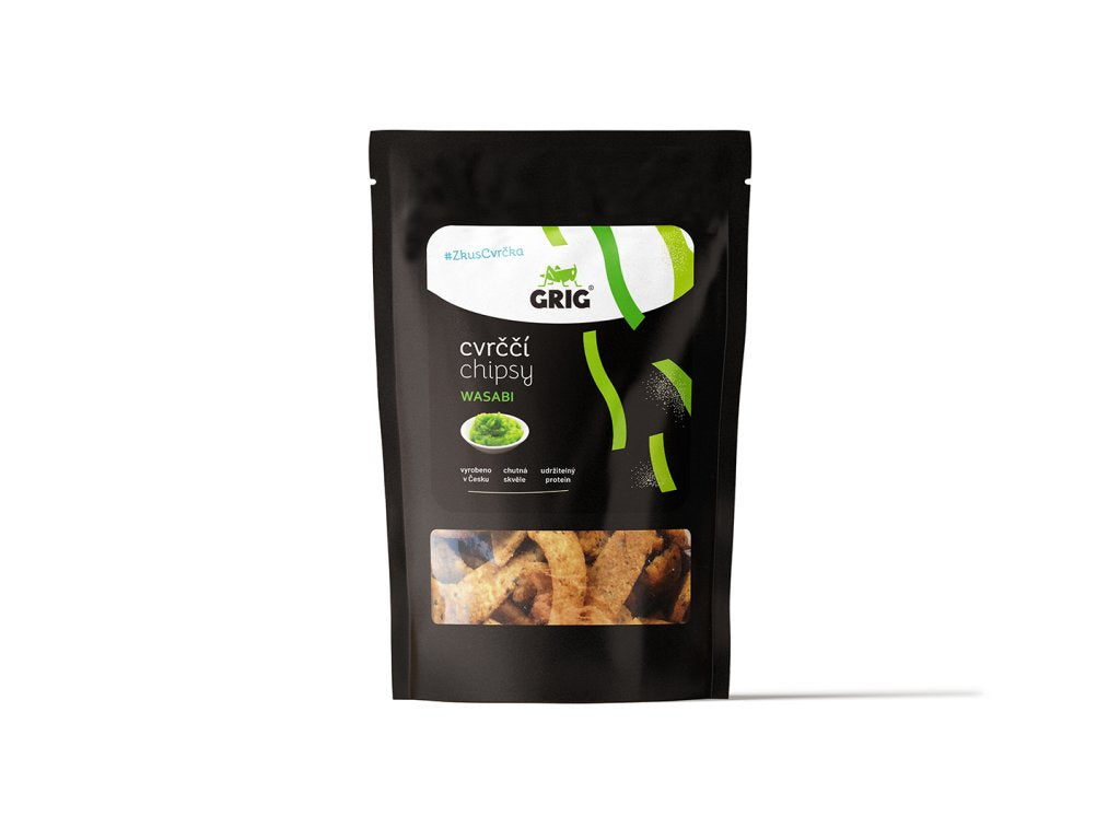 Grig - Wasabi Cricket chips - 21bites