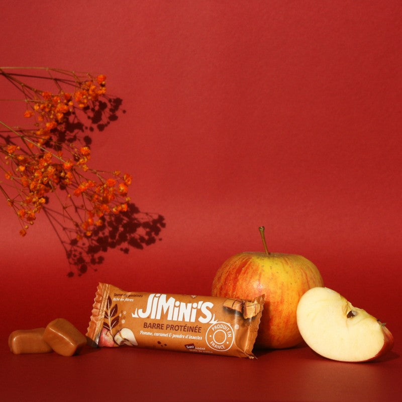Jimini's - Apple Caramel protein bar - 21bites