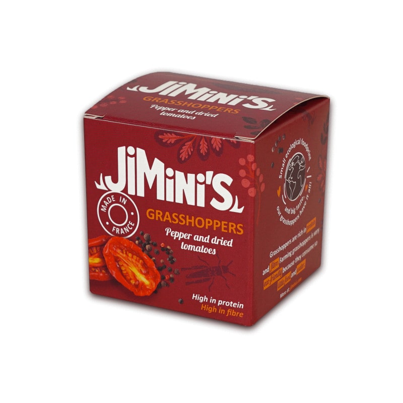 Jimini's - Grasshoppers Dried Tomato and Pepper - 21bites