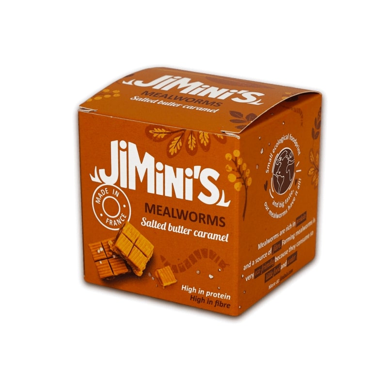 Jimini's - Mealworms Salted butter & caramel - 21bites