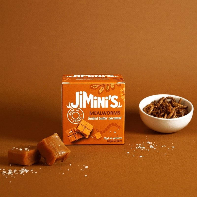 Jimini's - Mealworms Salted butter & caramel - 21bites