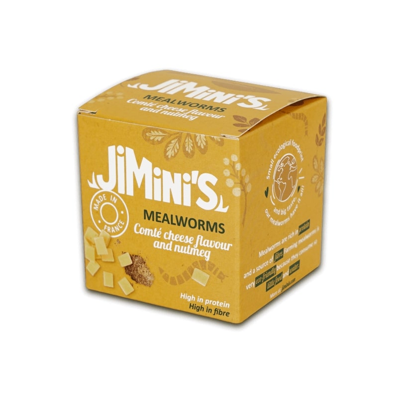 Jimini's - Mealworms Comte cheese and Nutmeg - 21bites