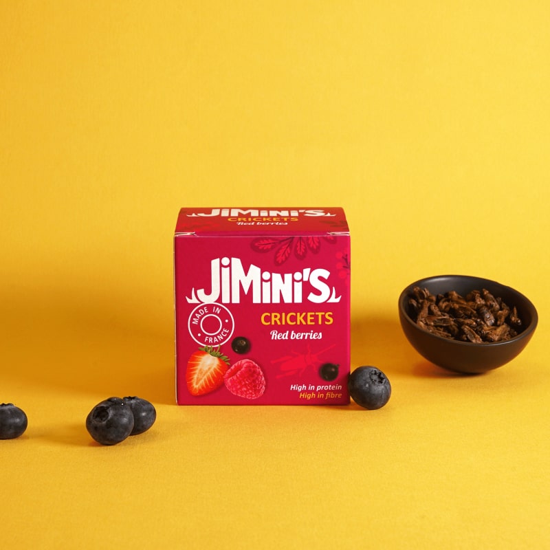 Jimini's - Red Berries Crickets - 21bites