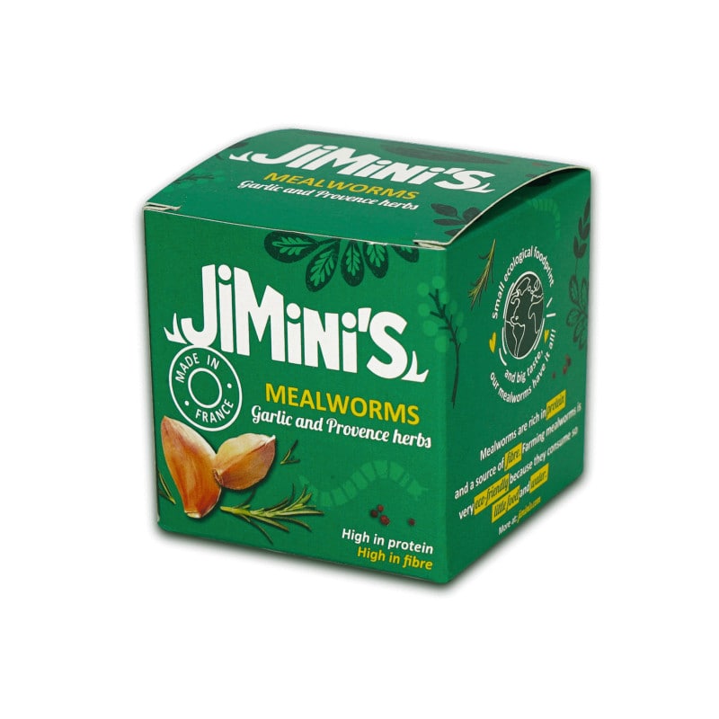 Jimini's - Mealworms Garlic and Provence Herbs - 21bites