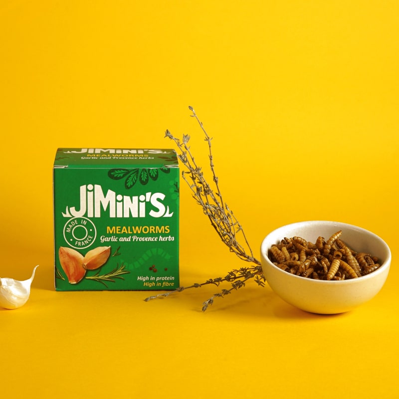 Jimini's - Mealworms Garlic and Provence Herbs - 21bites