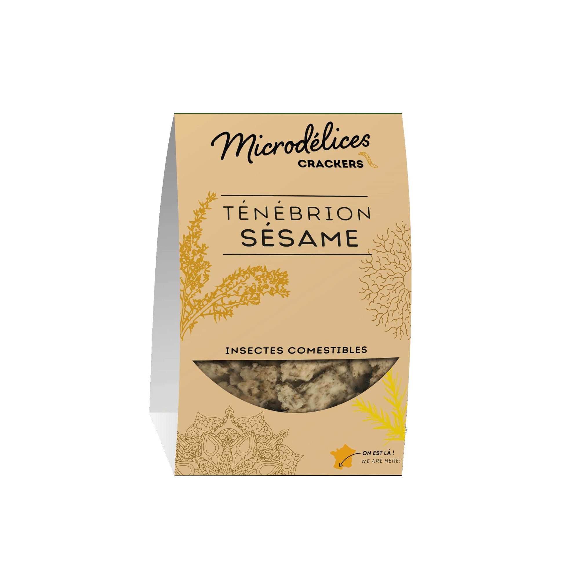 Micronutris - Crickets Sesame Crackers - 21bites