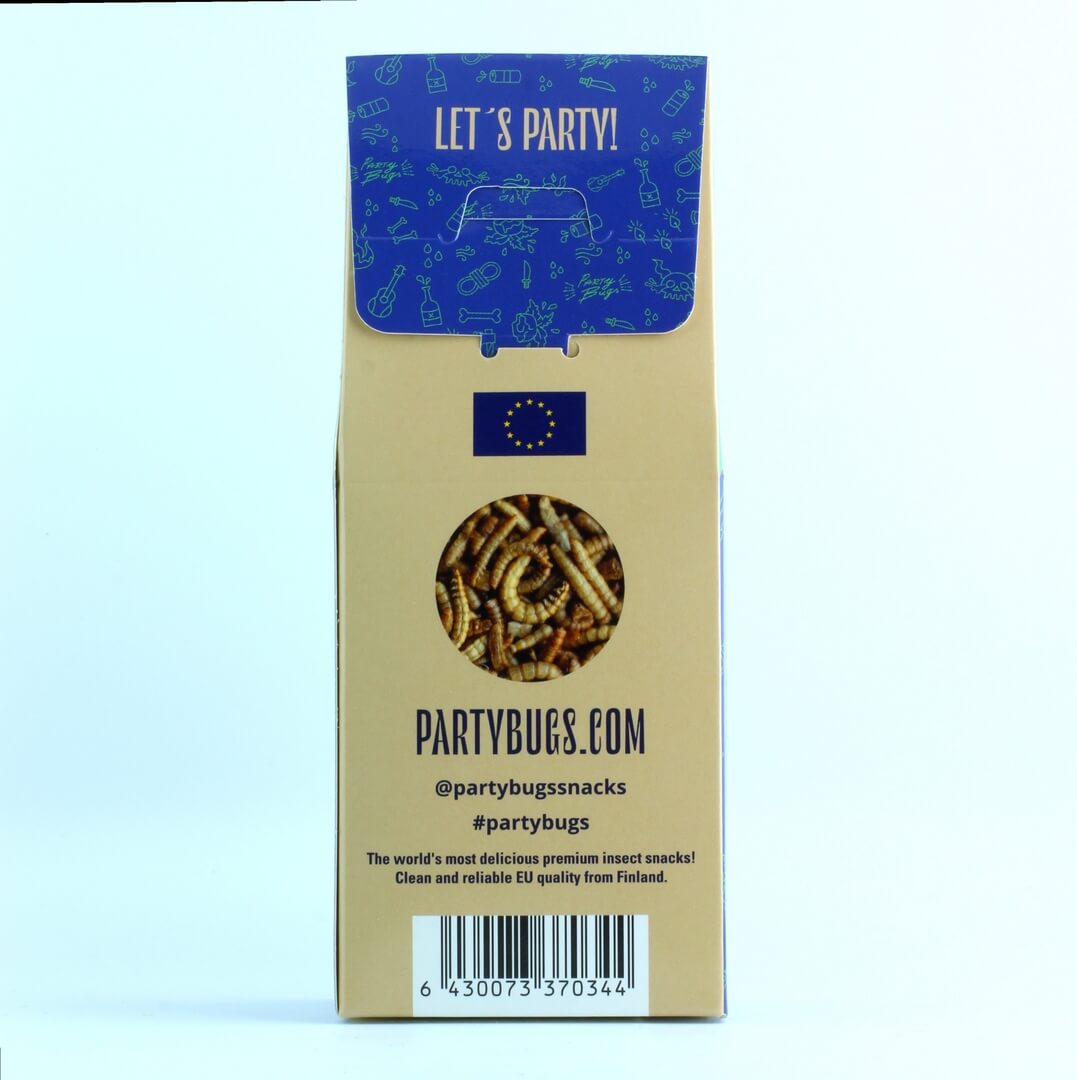 Party Bugs - Blue Cheese Mealworms - 21bites