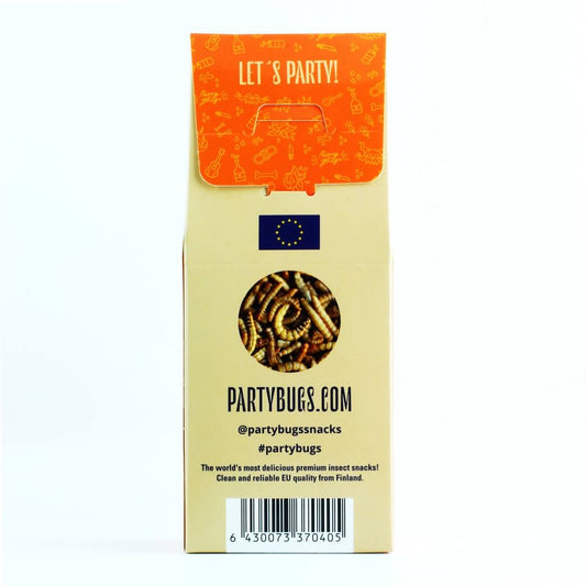 Party Bugs - Cheesy Cheddar Mealworms - 21bites