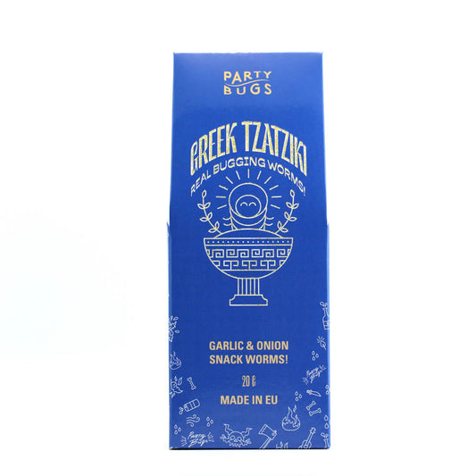 Party Bugs - Greek Tzatziki Mealworms - 21bites