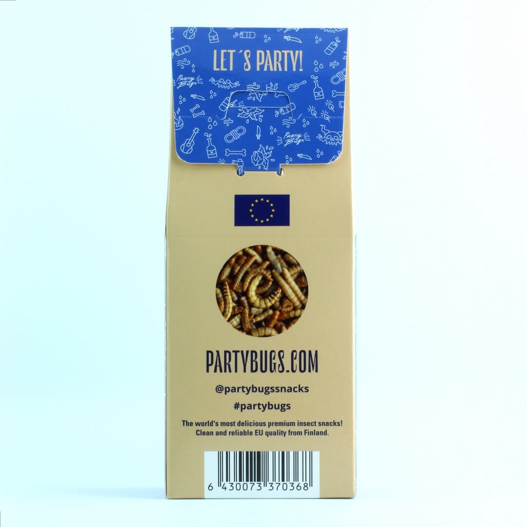 Party Bugs - Greek Tzatziki Mealworms - 21bites