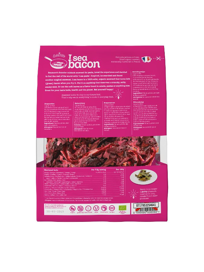 Seamore - I sea seaweed Bacon - 21bites