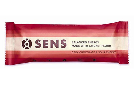 Sens Dark Choco & Sour Cherry energy bar - 21bites