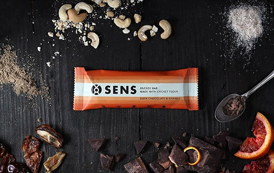 Sens Dark Choco & Orange energy bar - 21bites