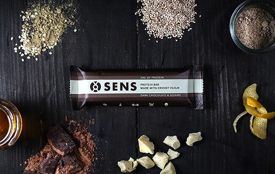 Sens Chocolate & Sesame protein bar - 21bites