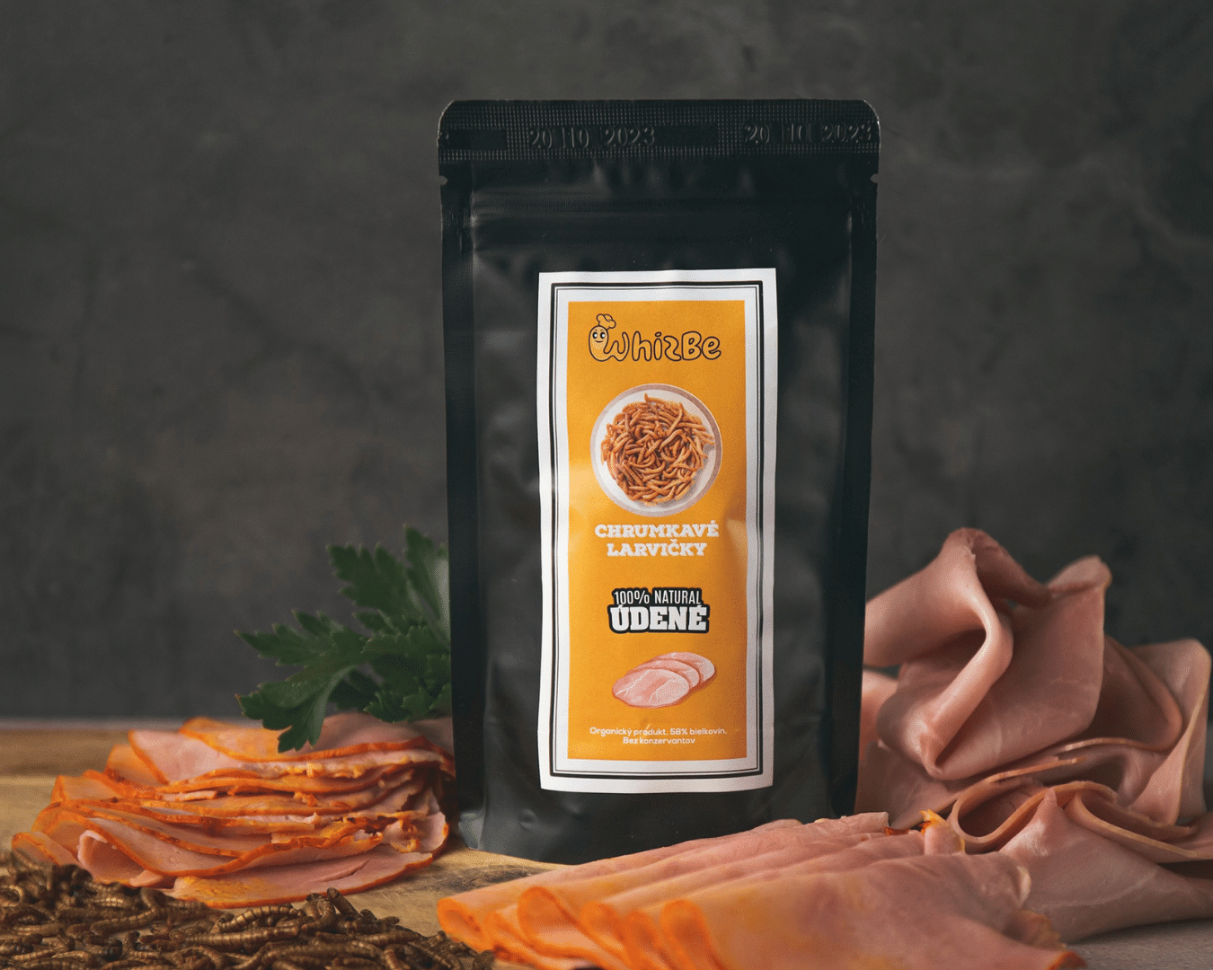 Whizbe - Smoked mealwoms - 21bites