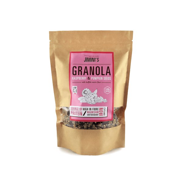 Jimini's - Raspberry & pumpkin seeds Granola - 21bites