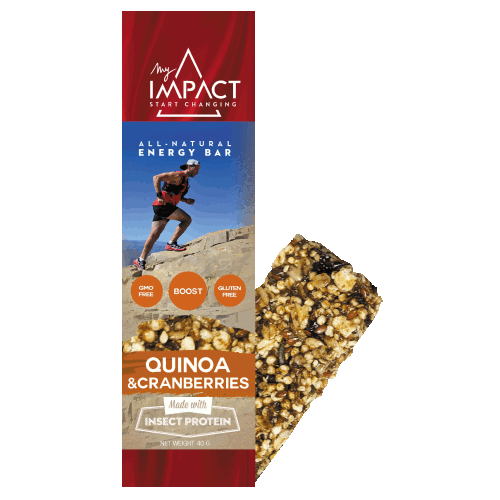 Micronutris - My Impact Quinoa and cranberries energy bar - 21bites
