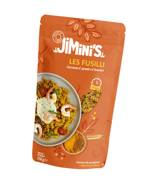 Jimini's - Turmeric pasta with edible insects powder