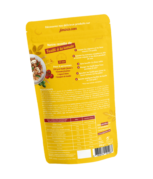 Jimini's - Pasta with edible insects powder