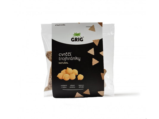 Grig - Cricket and chickpea chips - 21bites